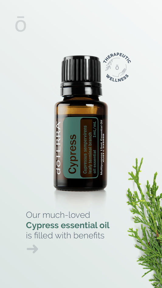 Cypress 15mL Essential Oils TGA Social Media AU NZ English Instagram Story 9x16 1
