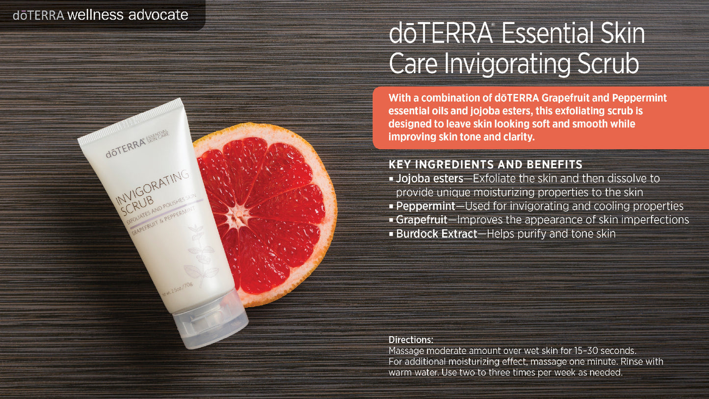wa essential skin care invigorating scrub