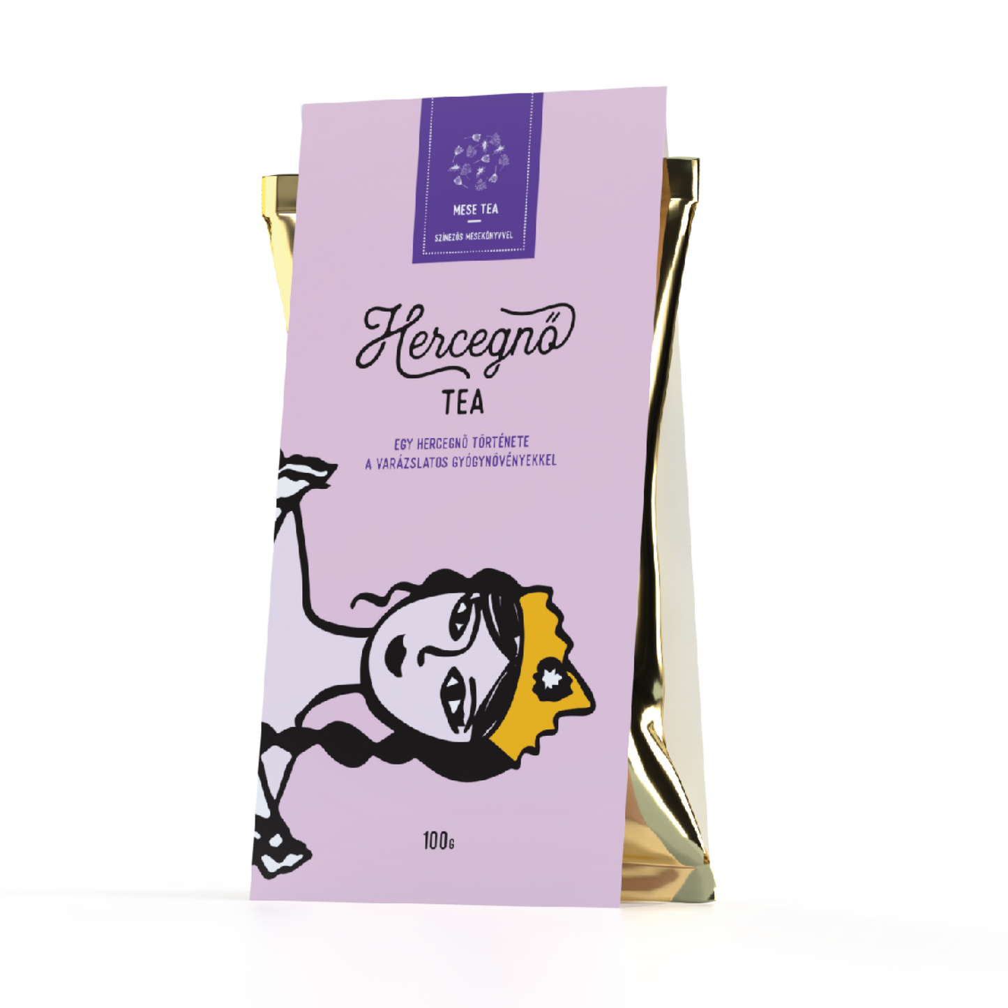 Hercegnő tea mesekönyvvel száraz köhögésre